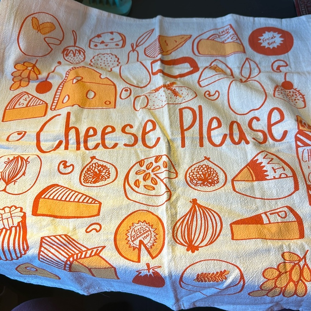 Cheese Please Tea Towel